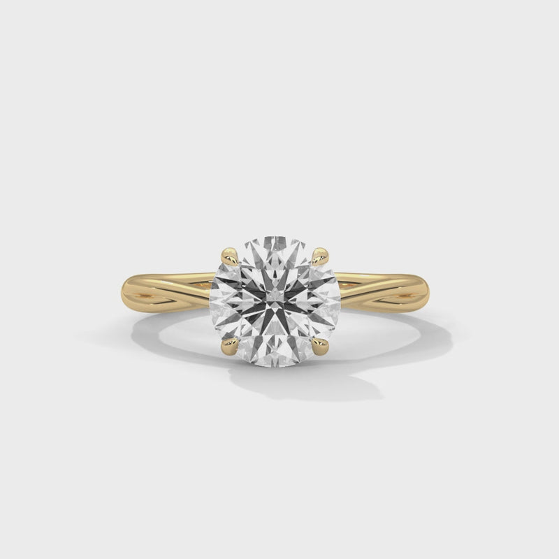 14K Yellow Gold 18K Yellow Gold Round