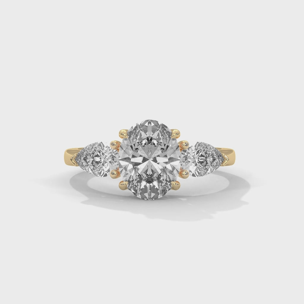 14K Yellow Gold 18K Yellow Gold Oval