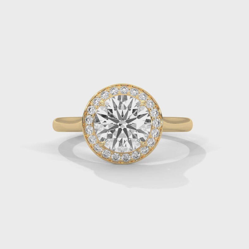 14K Yellow Gold 18K Yellow Gold Round