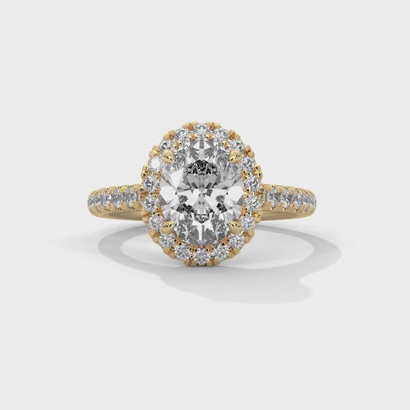 14K Yellow Gold 18K Yellow Gold Oval