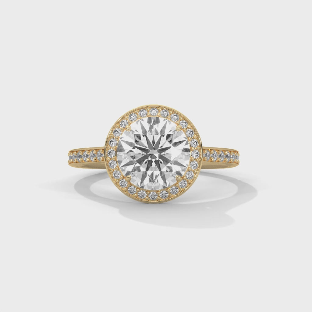 14K Yellow Gold 18K Yellow Gold Round