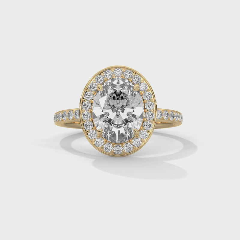 14K Yellow Gold 18K Yellow Gold Oval