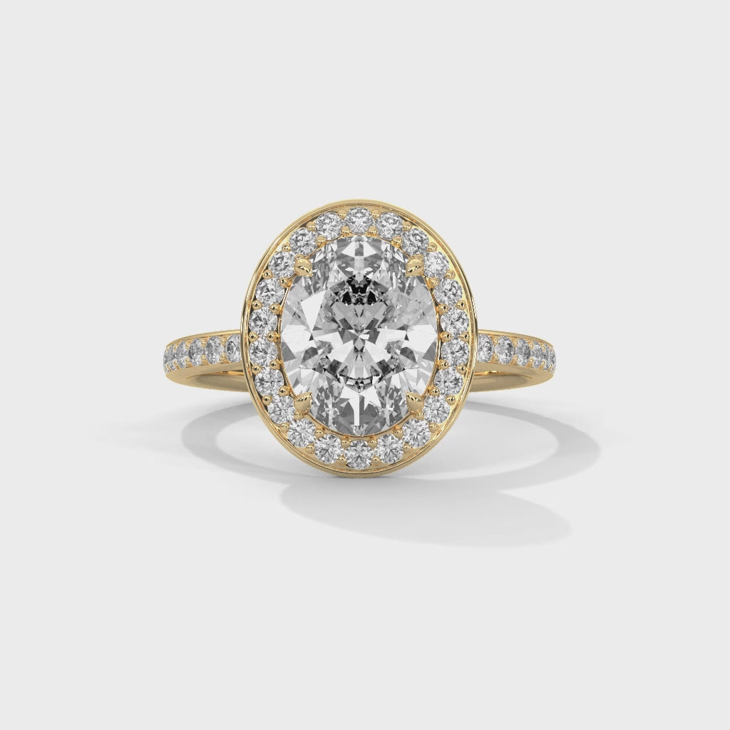 14K Yellow Gold 18K Yellow Gold Oval