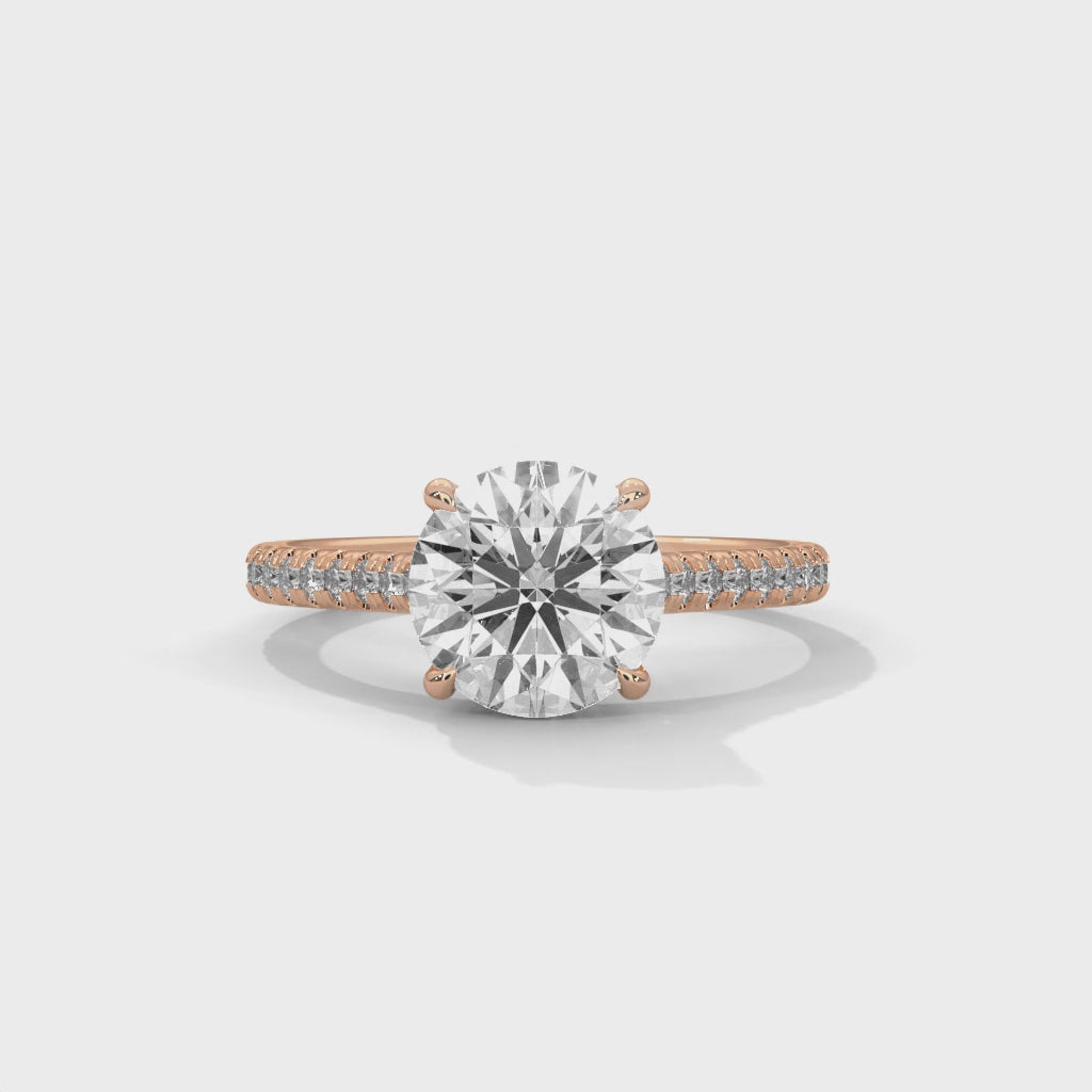 14K Rose Gold 18K Rose Gold Round