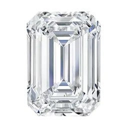 Emerald cut diamond