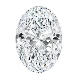 Oval cut diamond