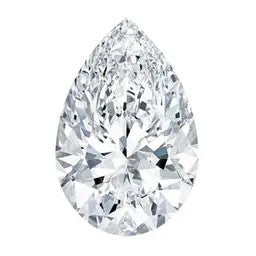Pear cut diamond